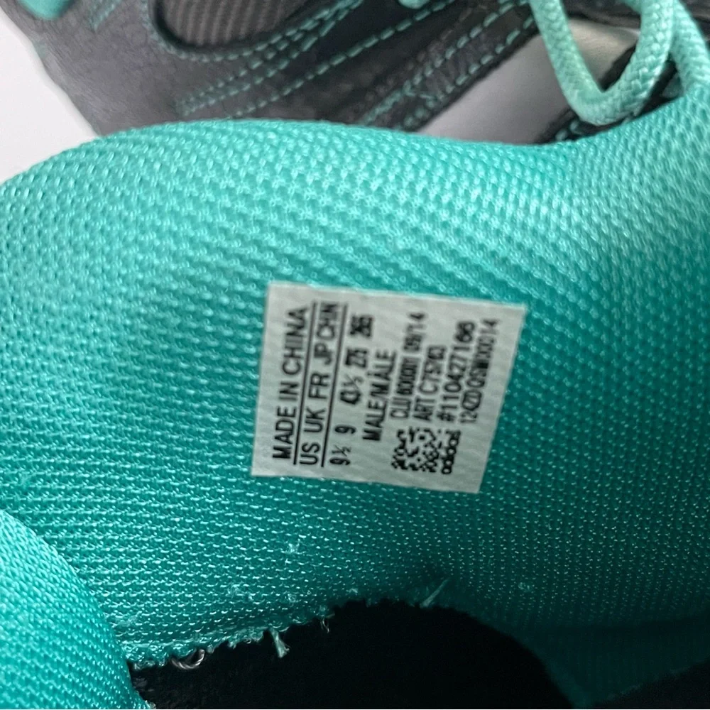 *SOLD*Adidas Crazy 8 Kobe Bryant Grey Teal Black Sneaker Shoe Sz 9.5 - Picture 11 of 12